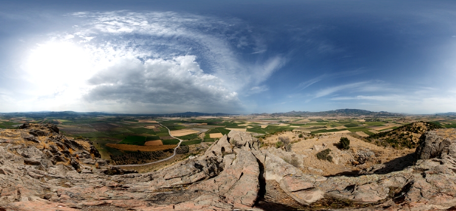 360 Grad Panorama Teuthrania Kalarga Tepe)